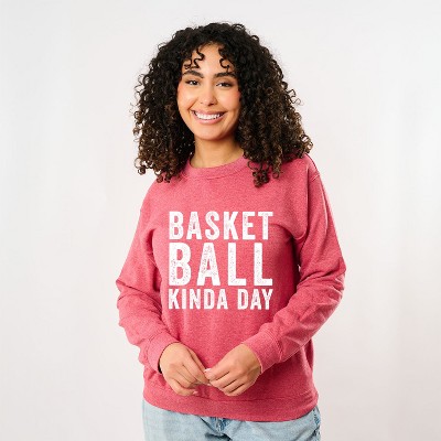 Simply Sage Market Women's Graphic Sweatshirt Basketball Kinda Day