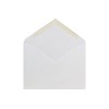 JAM Paper A6 Invitation Envelopes with V-Flap 4.75 x 6.5 White 25/Pack J0567 - 2 of 4