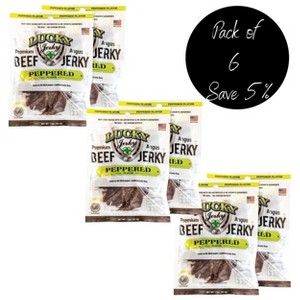 Nebraska Star Beef 1.5 oz Black Pepper Beef Jerky - Pack of 6 - 1 of 4