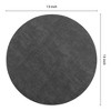 REGALWOVEN Faux Leather Washable Wipeable Heat Resistan Placemats 6 Pcs - 4 of 4