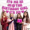 KatchOn, Its Me Hi Im The Birthday Girl Its Me Banner Set - Pink, 10 Feet | Girl Music Birthday Decorations - 4 of 4