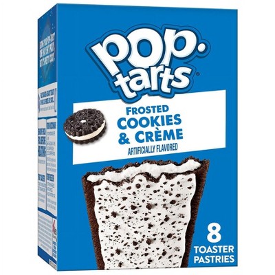Pop Tarts Toaster Pastries Cookies and Creme 13.5 oz Pack of 2