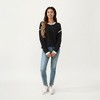 Anna-Kaci Women's Long Sleeve Knit Top with Contrast Trim and Relaxed Fit - 4 of 4