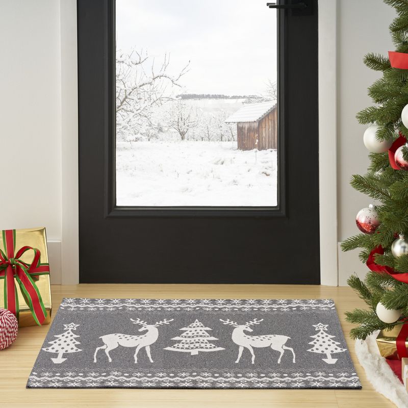 Nourison Christmas 2' x 3' Holiday Non-Skid Indoor Rug, 2 of 9