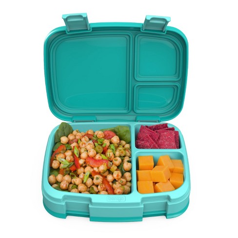 Bentgo Fresh Leakproof Versatile 4 Compartment Bento-Style Lunch Box with  Removable Divider - Aqua