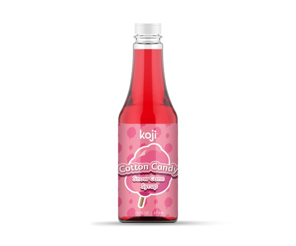Koji Cotton Candy Flavored Syrup for Snowcones - 16oz