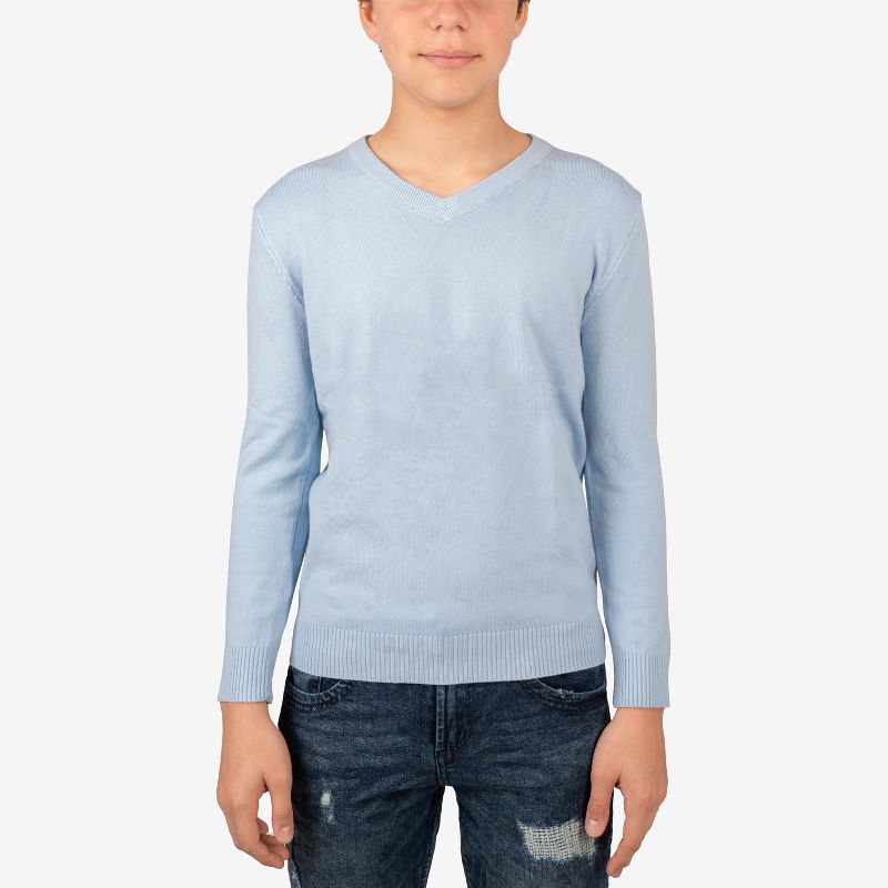 X RAY Boy's Basic V-Neck Sweater, 1 of 6
