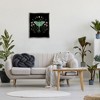 Stupell Industries Luna Moth with Florals Black Framed Floater Canvas Wall Art - 2 of 4