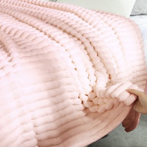 White Warm Blanket with Breathable and Soft for Couch and Bed - 1 of 4