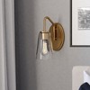 VAXCEL Beverly Bathroom Vanity Light Fixture Clear Glass Shade, LED Compatible - 4 of 4