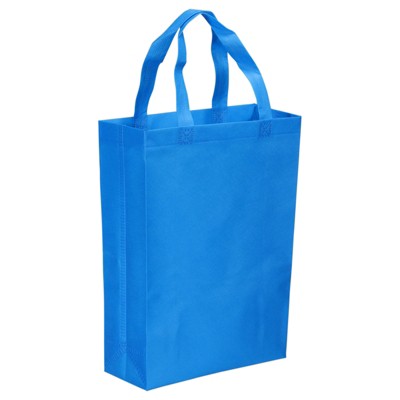 Unique Bargains Vertical Style Non-Woven Travel Storage Grocery Tote Bag 10 Pcs