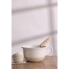Mason Cash Rustic Charm Batter Bowl – Stoneware Mixing Bowl with Handle & Pour Spout - 3 of 4
