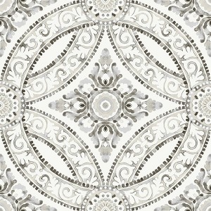 FloorPops 10ct 12"x12" Oasis Peel and Stick Floor Tiles Assorted Gray - 1 of 4