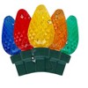 Perfect Holiday 70 LED Indoor/Outdoor C6 Classic Bulb Green Cable Christmas String Lights - Multicolor - 4 of 4