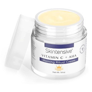 Skintensive Vitamin C + AHA Morning Ritual Cream Unscented Facial Moisturizer Cream 1.6 oz. Jar SK-0008 1 Ct - 1 of 4