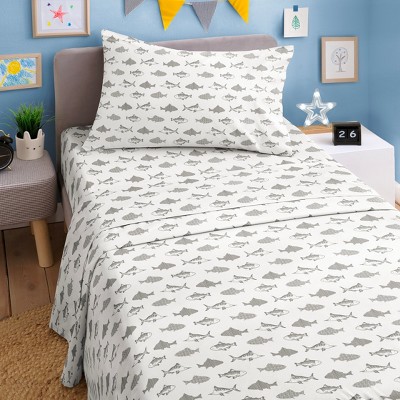 Kids 4 Piece Bed Sheet Set - Cute & Cozy Wrinkle-Resistant with Vibrant Designs - CGK Linens.