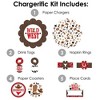Big Dot of Happiness Western Hoedown - Wild West Cowboy Party Paper Charger & Table Decorations Chargerific Kit for 8 - 3 of 4