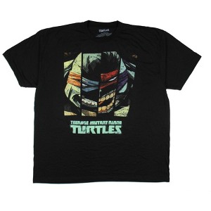 TMNT Men's Teenage Mutant Ninja Turtles Panels Adult Short Sleeve T-Shirt - 1 of 3