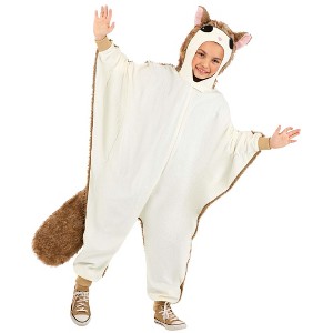 HalloweenCostumes.com Small   Flying Squirrel Kid's Costume | Animal Costumes, Brown/Brown/Brown - 1 of 4