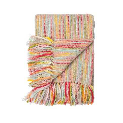 Thermosoft multicoloured check online throw