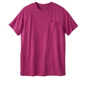 KingSize Shrink-Less Lightweight Longer-Length Crewneck Pocket T-Shirt - 1 of 4