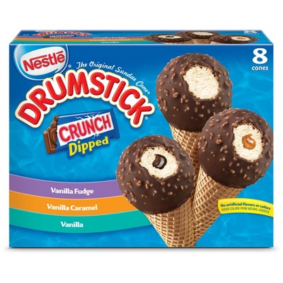 Nestle Drumstick Crunch Dipped Ice Cream Cone - 8ct