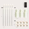 LumiPur 25pc Signature Centerpiece Collection Flickering Flameless LED Paraffin Wax Candles - 2 of 4