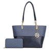 MKF Collection Sasha Tote Women’s Vegan Leather Spacious Interior Handbag by Mia K - 2 of 4