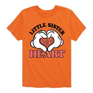 Girls' - Disney - Little Sister Big Heart Short Sleeve Graphic T-Shirt - 1 of 4