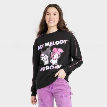 Women's Sanrio My Melody Graphic Sweatshirt - Black
