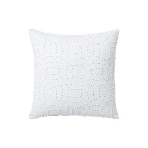 Linen Classique Pearls Reversible Decorative Pillow - 1 of 3
