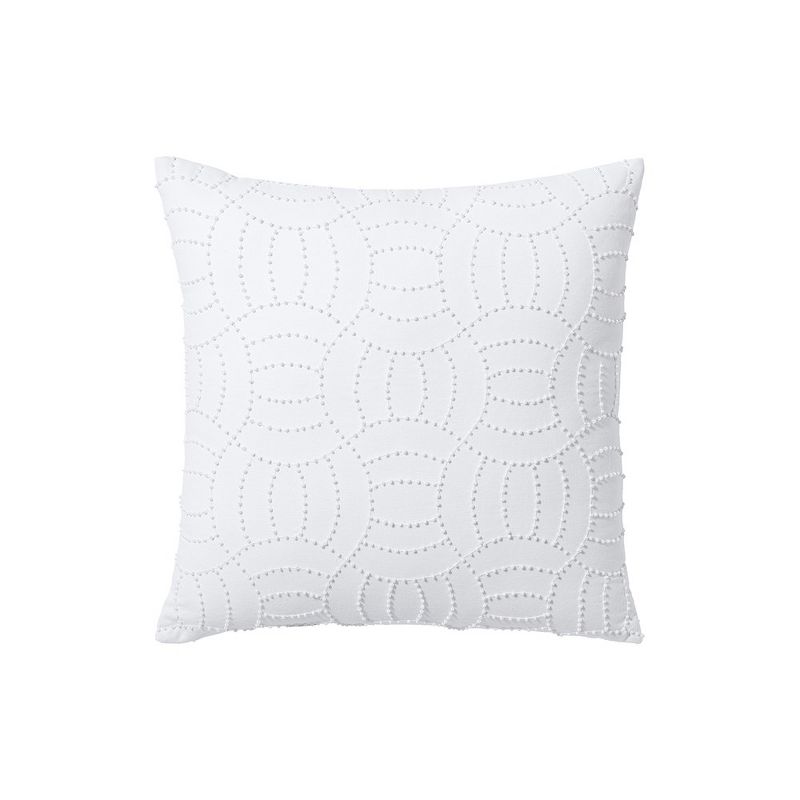 Linen Classique Pearls Reversible Decorative Pillow, 1 of 4