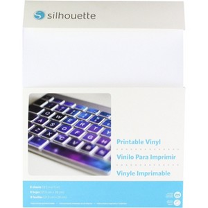Silhouette America - 8.5''x 11'', Silhoeutte Printable Vinyl - 1 of 1