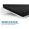 Evo Bytes Clear Acrylic Tilted Computer Keyboard Holder - 3 of 4