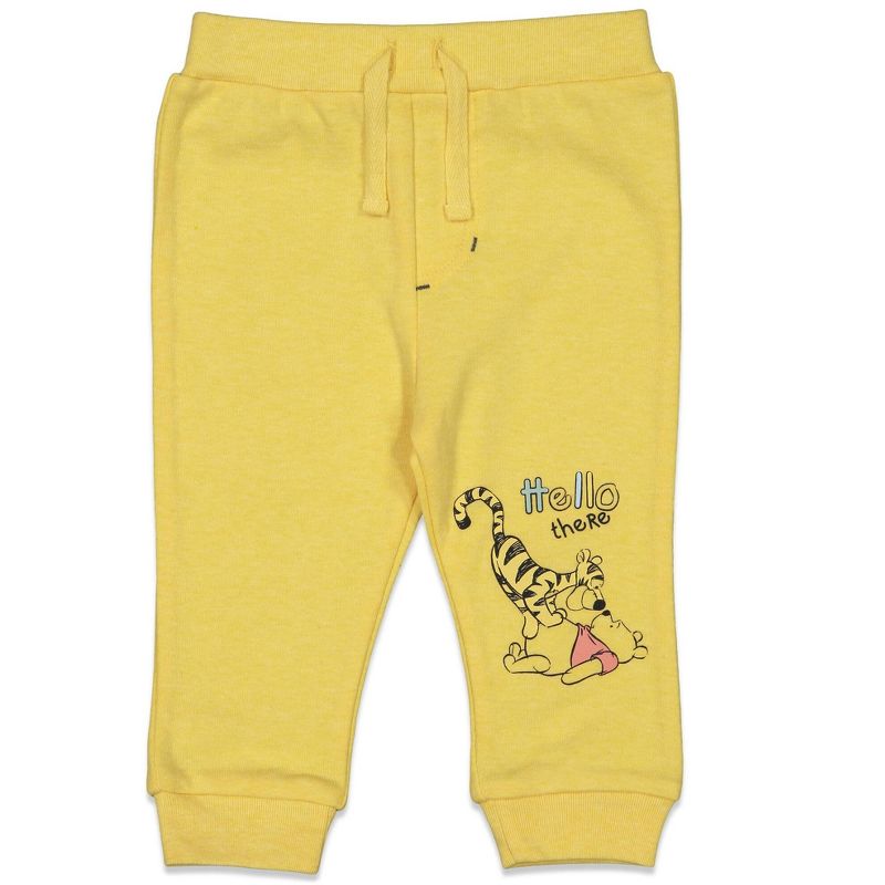 Disney Winnie the Pooh,Disney Classics Tigger Winnie the Pooh Baby 3 Pack Pants Newborn to Infant, 3 of 10