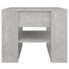 vidaXL Coffee Table Concrete Gray 21.9 in.x21.7 in.x17.7 in. Engineered Wood - 3 of 4