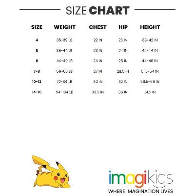 Pokemon Pikachu Charmander Bulbasaur Little Girls UPF 50+ One Piece Bathing Suit Blue 7-8 — фото 6