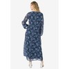 Roaman's Women's Plus Size Boho Maxi Dress - 3 of 4