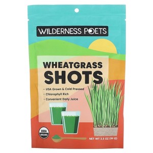 Wilderness Poets, Organic Wheatgrass Juice Powder (3.5 Ounce) - Raw Superfood Greens, USA Grown - 1 of 2