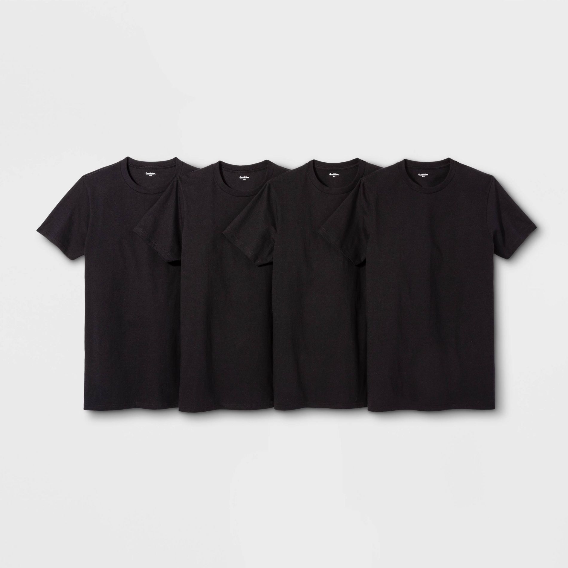 Men's Short Sleeve 4pk Crewneck T-Shirt - Goodfellow & Co™