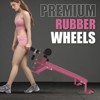 Steel Nordic Brace Fitness Equipment, Hamstring Curling Table, Reverse Hyperextension Machine, Transport Wheels, Home Gym Leg Exercise Machine - 4 of 4