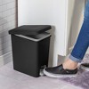 Sterilite Rectangular Step On Trash Bin Wastebasket - image 4 of 4