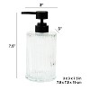 Cameo 3PC Bathroom Set - Soap/Lotion Dispenser, Toothbrush Holder, Tumbler, Non-Slip Protective Silicone Feet - 3 of 4