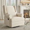 Heynemo Swivel Recliner Chair, Comfy Glider Rocking Chairs with Pillow and Footrest, Swivel Rocking Chair for Bedroom,Nursery - 2 of 4