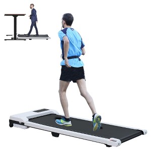 Naysaye Walking Pad Spacious Running Area 220 lbs Weight Capacity for Home or Office Workouts, White, 47.64"*19.09"*4.92" - 1 of 4