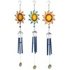 Northlight Shining Suns Outdoor Garden Windchimes - 31.5" - Set of 3 - 3 of 4