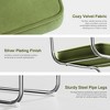Dovelina Velvet Upholstered Modern Dining Chair Set of 2 - 4 of 4