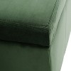 NicBex Contemporary Design Ottoman with Storage, Versatile Foot Stools Ottoman with Wooden Frame for Bedroom, Living Room, Retro Green - 4 of 4