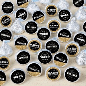 Big Dot of Happiness Happy Retirement - Retirement Party Small Round Candy Stickers - Party Favor Labels - 324 Count - 1 of 4