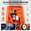 VEVOR Portable Diesel Tank, 48 Gallon, 10.6GPM Flow Rate, Diesel Fuel Tank with 12V Electric Transfer Pump, 13.1 ft Hose, Auto Fueling Nozzle - 4 of 4